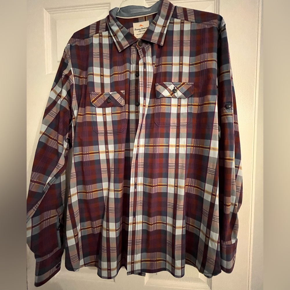 Tommy Bahama plaid shirt Men’s XL